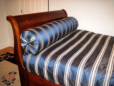 bolster and coverlet