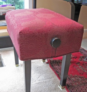 piano stool slipcover