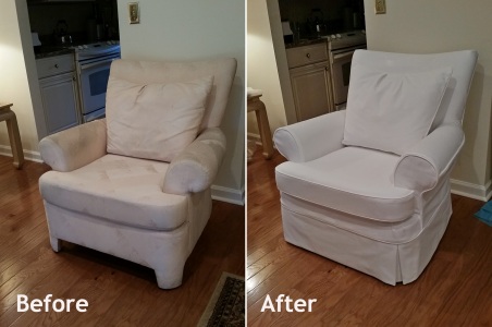 Armchair slipcover