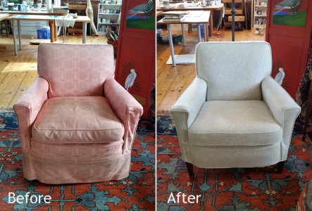 Armchair slipcover