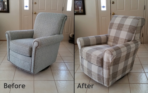 Armchair slipcover