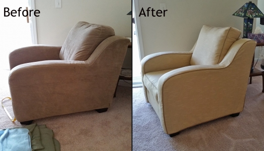 Armchair slipcover