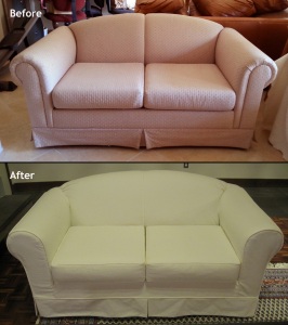 Loveseat slipcover