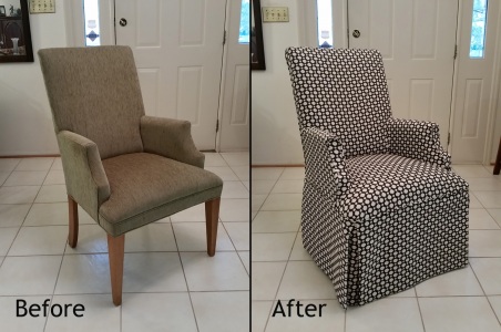 Armchair slipcover