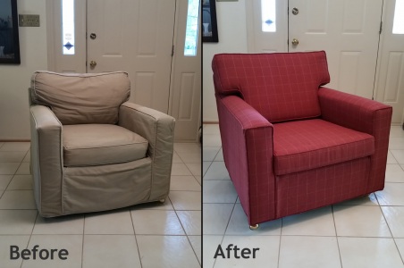 Armchair slipcover