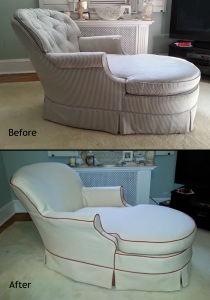 Chaise slipcover