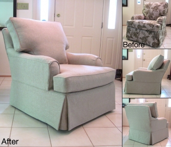 Armchair slipcover